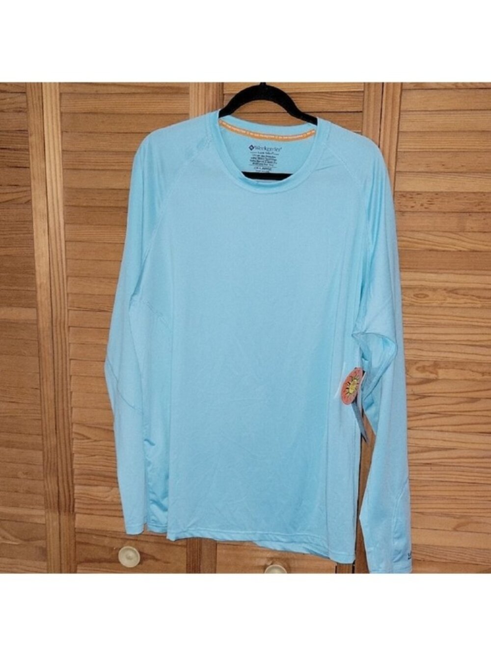 Weekender Men Aqua Solar Long Sleeve Rashgaurd Swim Shirt Size 2XL New With Tags